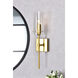 Elsreth 1 Light 5 inch Brass Bath Sconce Wall Light