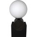 Kate 24 inch 60.00 watt Matte Black Table Lamp Portable Light