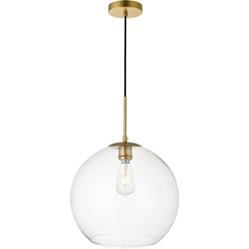 Baxter 1 Light 14 inch Brass Pendant Ceiling Light