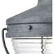 Eastport 1 Light 14 inch Aged Zinc Outdoor Wall Sconce