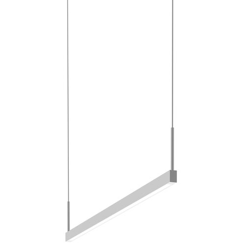 Thin-Line LED 36 inch Satin White Pendant Ceiling Light in 3ft., 3000K