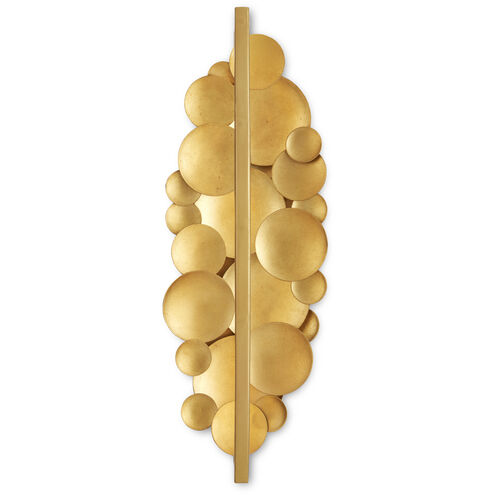 Lavengro 1 Light 9 inch Contemporary Gold Leaf Wall Sconce Wall Light