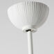 Kelly Wearstler Utopia LED 18 inch Plaster White Sculpted Pendant Ceiling Light