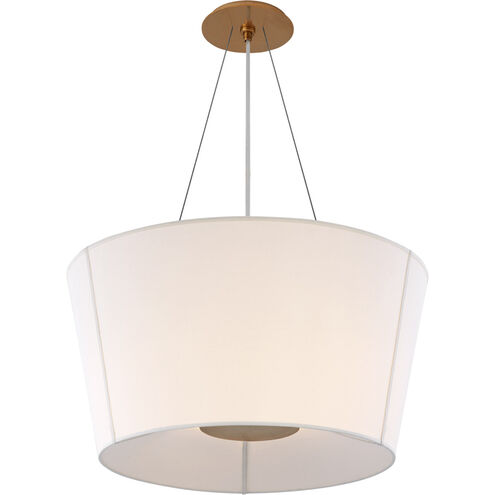 Barbara Barry Hoop 2 Light 26 inch Soft Brass Hanging Shade Ceiling Light, Medium