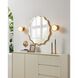 Parker 1 Light 7 inch Champagne Gold Vanity Light Wall Light