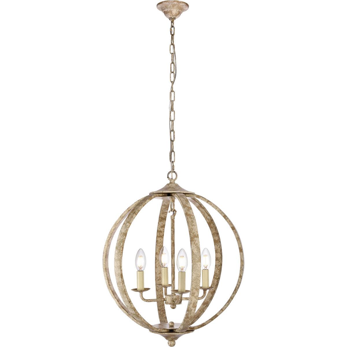 Marlow 4 Light 18 inch Weathered Dove Pendant Ceiling Light in Weatehred Dove