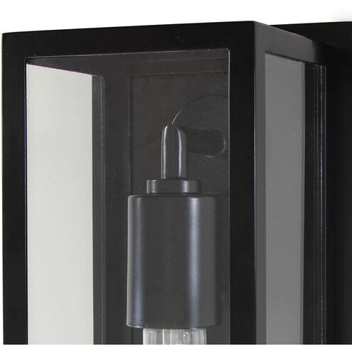 Sydney 1 Light 16.75 inch Black Outdoor Wall Sconce