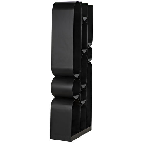 Atomic Matte Black Bookcase