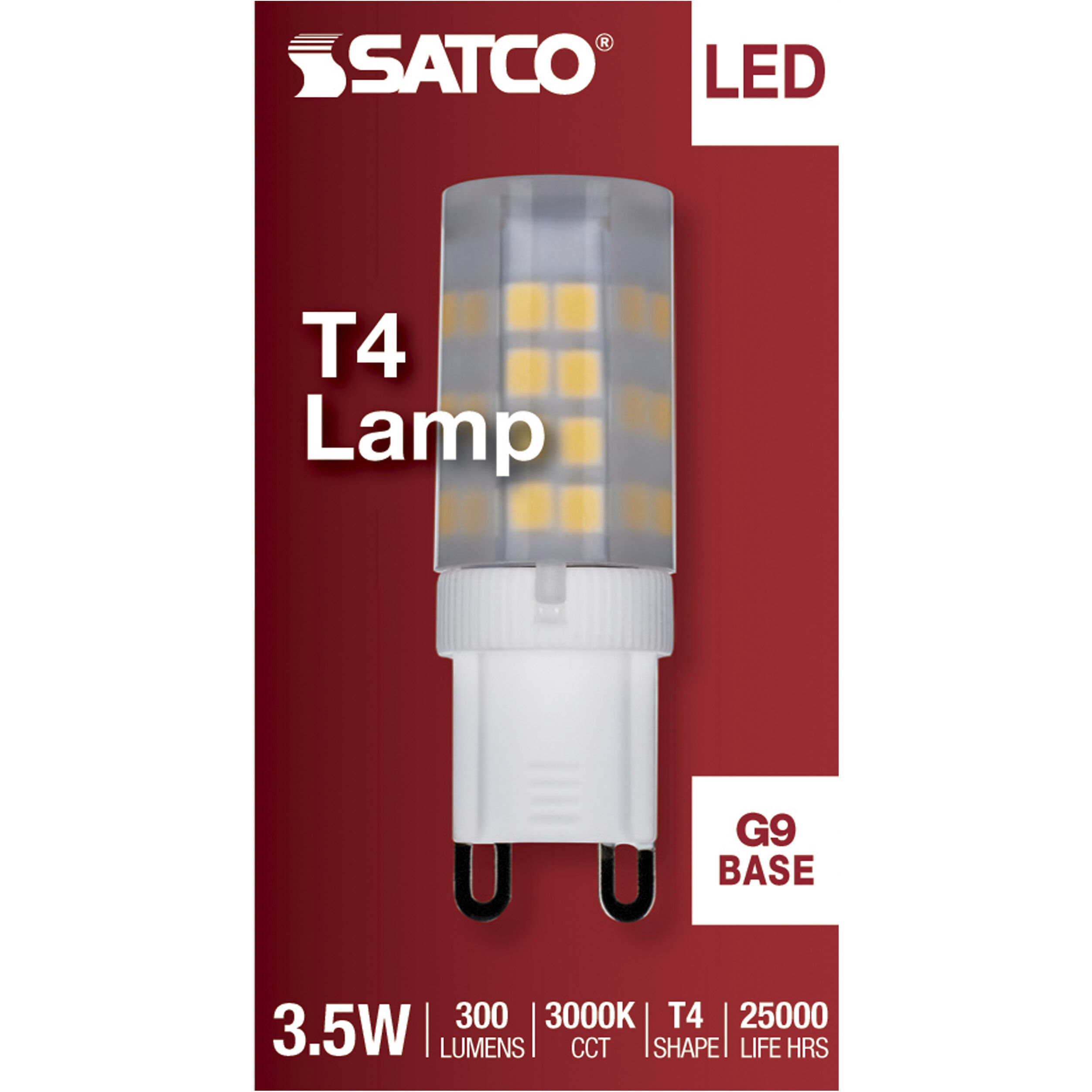 Lumos LED JCD LED G9 Double Loop 3.5 watt 3000K Mini and Pin-Based LED