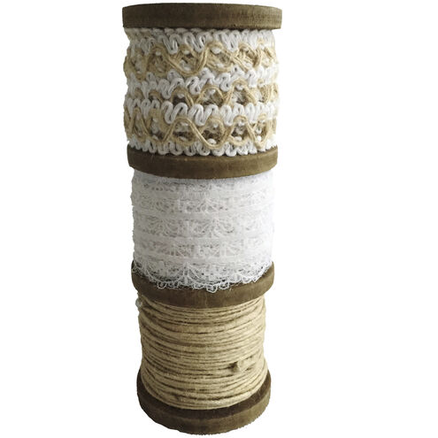 Roped Cream Ribbon