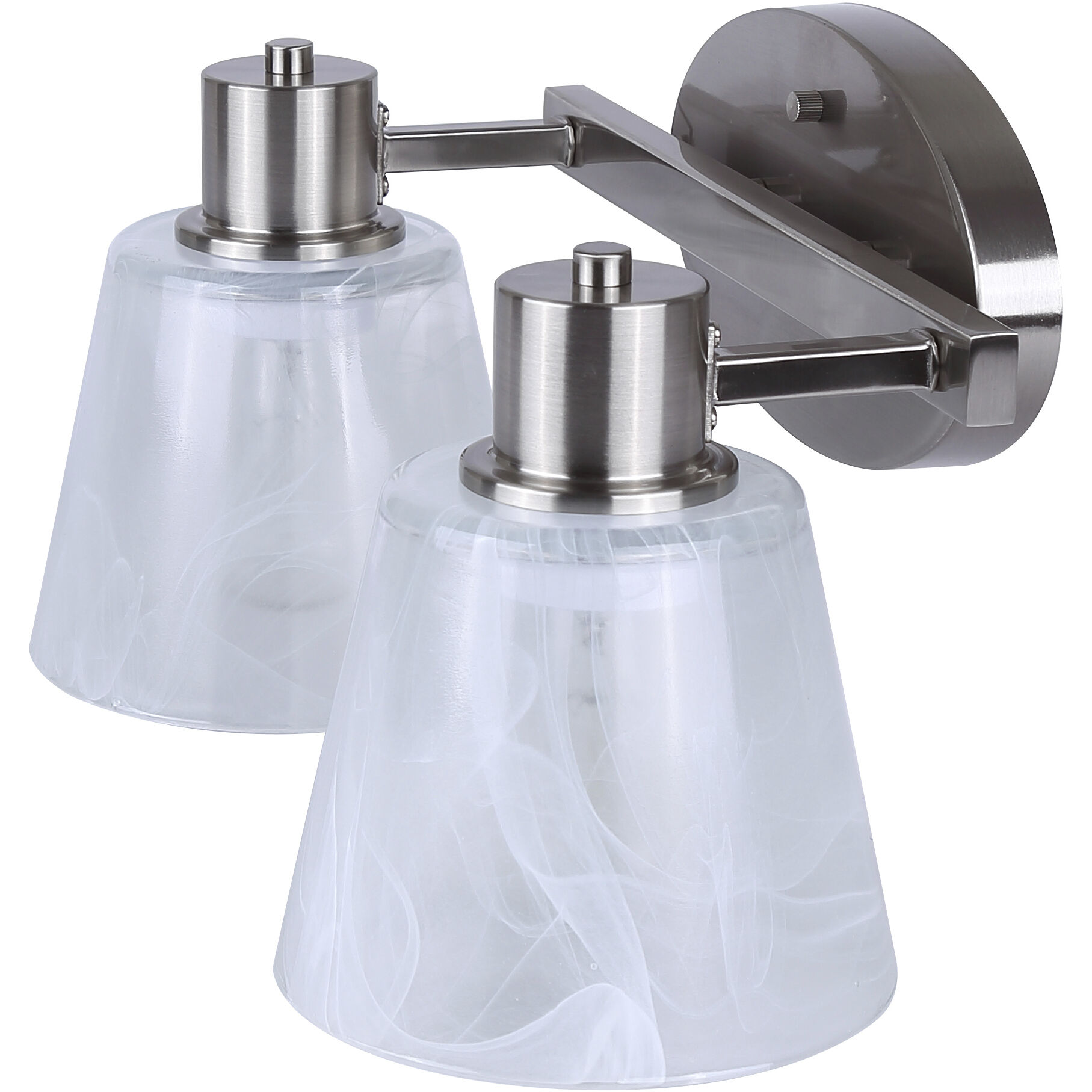 Luelle 2 Light 16 inch Brushed Nickel Vanity Light Wall Light