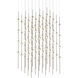 Constellation Cosmic Cube LED 20.5 inch Satin Nickel Chandelier Ceiling Light in 3000K, 20 ft. Cord, Clear Faceted Acrylic