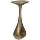 Tolstoy 24 X 12 inch Antique Brass Indoor Outdoor Accent Table