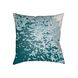 Textures 20 X 20 inch Pale Blue and Bright Blue Outdoor Throw Pillow