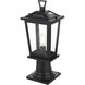 Berks 1 Light 16.5 inch Black Outdoor Post Light