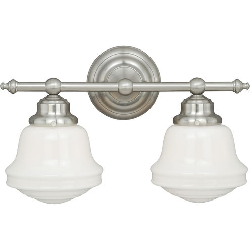 Huntley LED 16 inch Satin Nickel Bathroom Light Wall Light