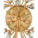 Forget-Me-Not 2 Light 14 inch Chinois Gold Leaf Wall Sconce Wall Light