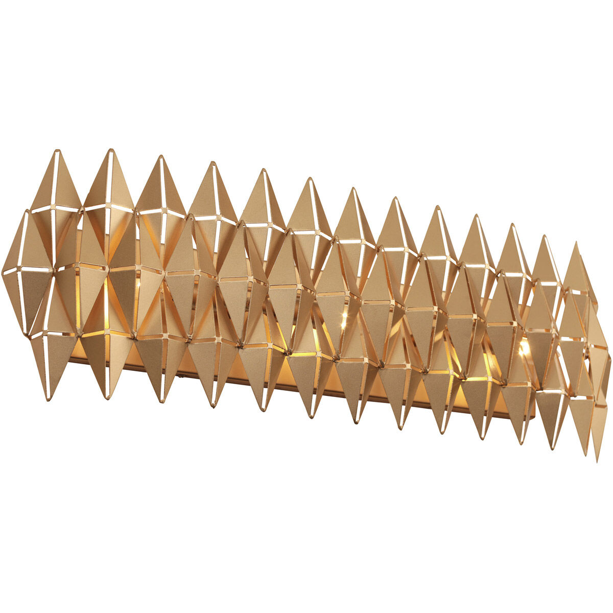 Forever 3 Light 26 inch French Gold Bath/Vanity Wall Light