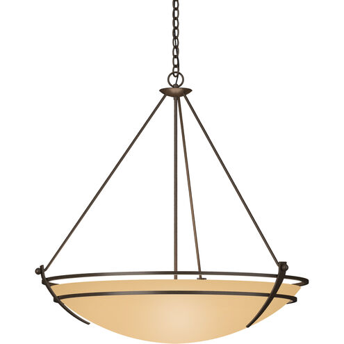 Presidio Tryne 3 Light 35.1 inch Bronze Large Scale Pendant Ceiling Light in Sand, Large Scale