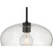 Pomari 1 Light 14 inch Matte Black Pendant Ceiling Light