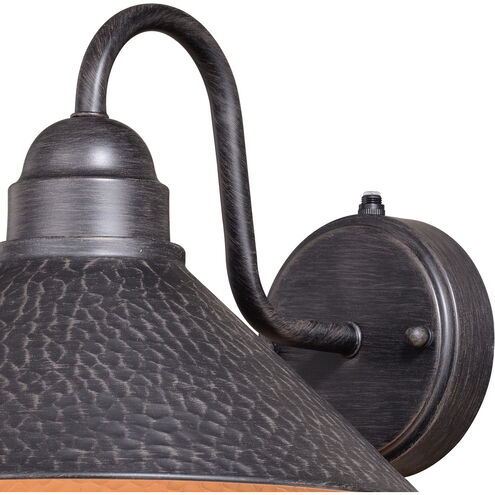 Outland 1 Light 9 inch Aged Iron and Light Gold Outdoor Wall