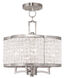 Grammercy 4 Light 14 inch Brushed Nickel Convertible Mini Chandelier/Ceiling Mount Ceiling Light