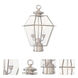 Westover 2 Light 16.5 inch Brushed Nickel Outdoor Post Top Lantern