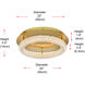 Bowen 1 Light 22 inch Satin Gold Flush Mount Ceiling Light