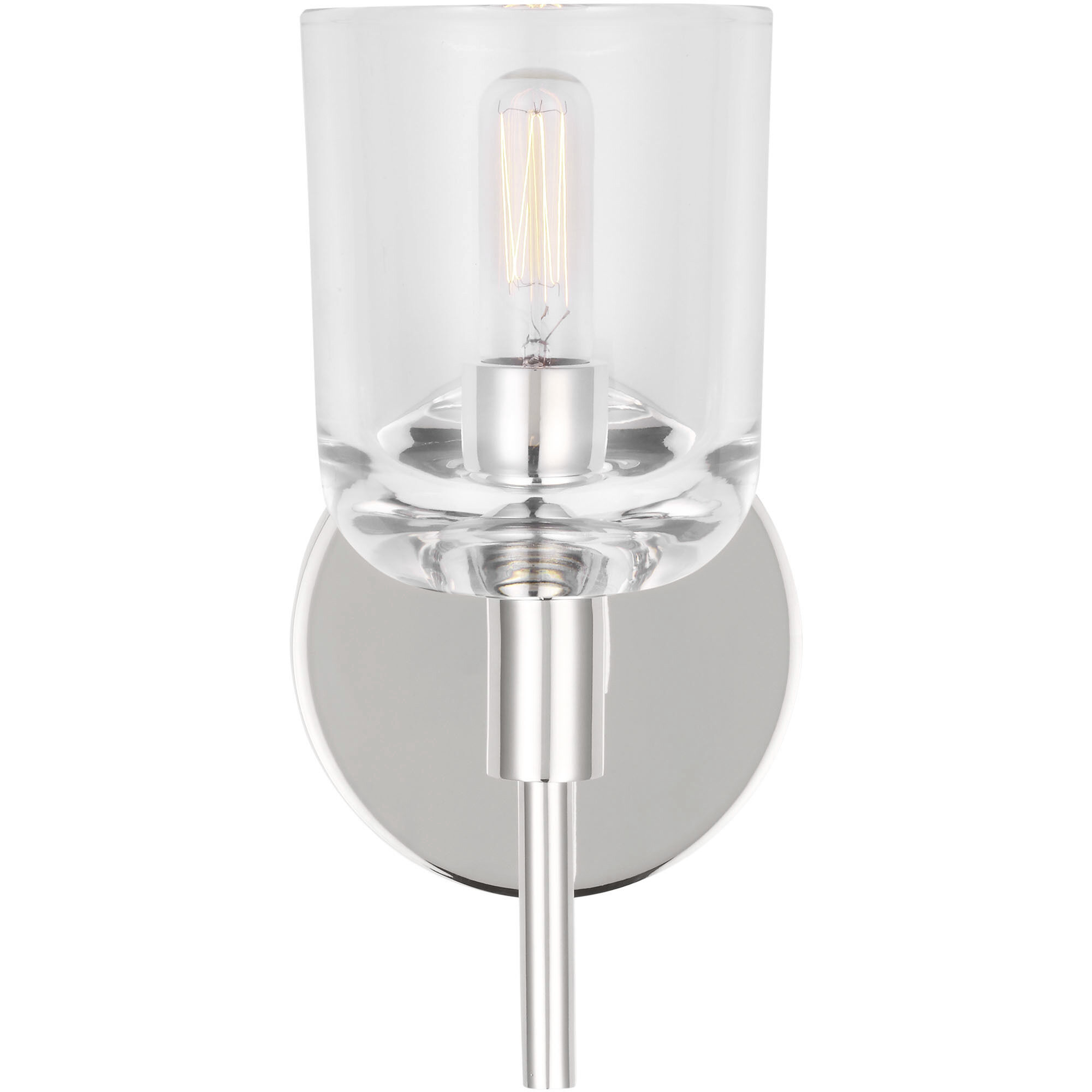 Thom Filicia Hartley Sconce Wall Light in Polished Nickel