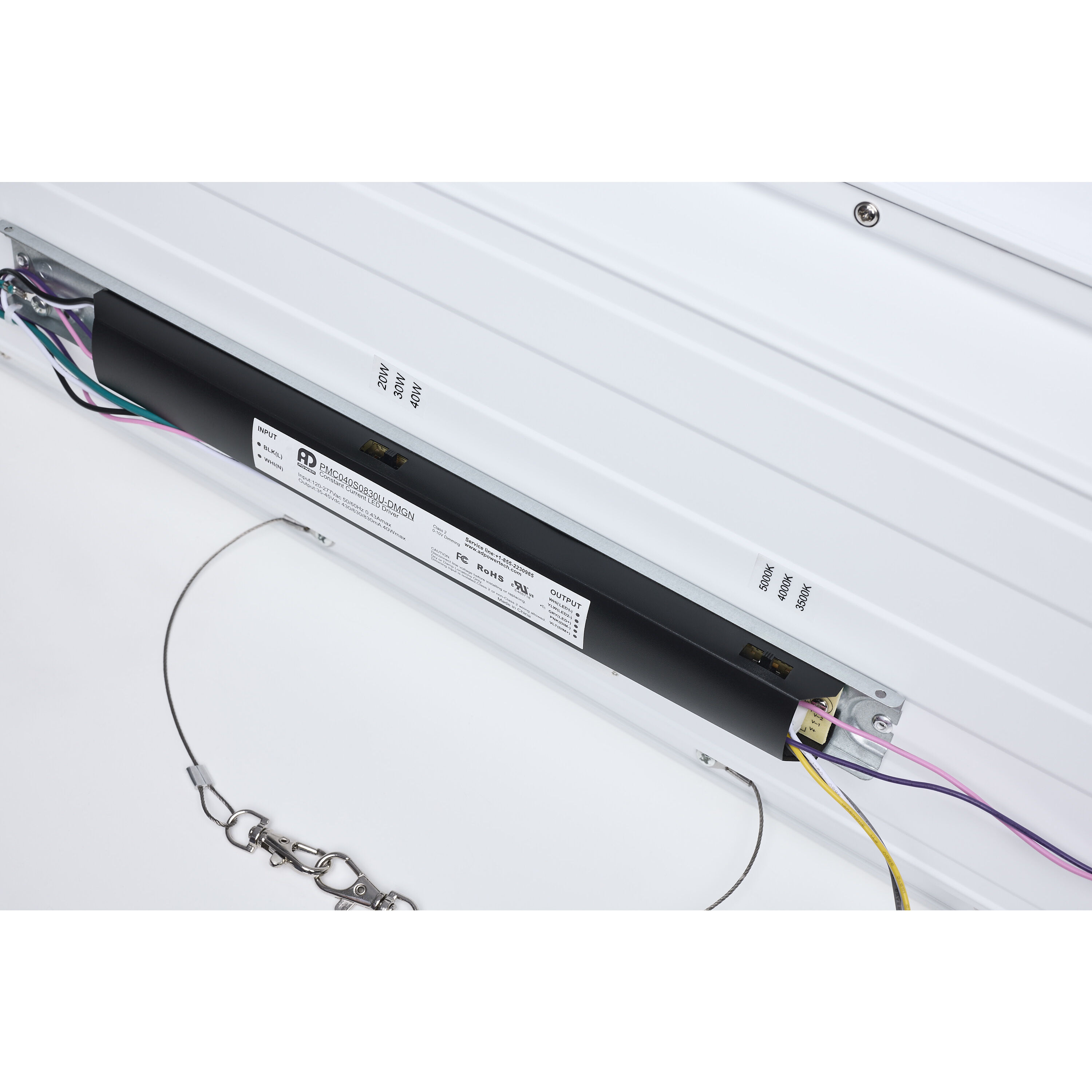 Brentwood LED 11.85 inch Matte White Flat Panel Ceiling Light, Backlit