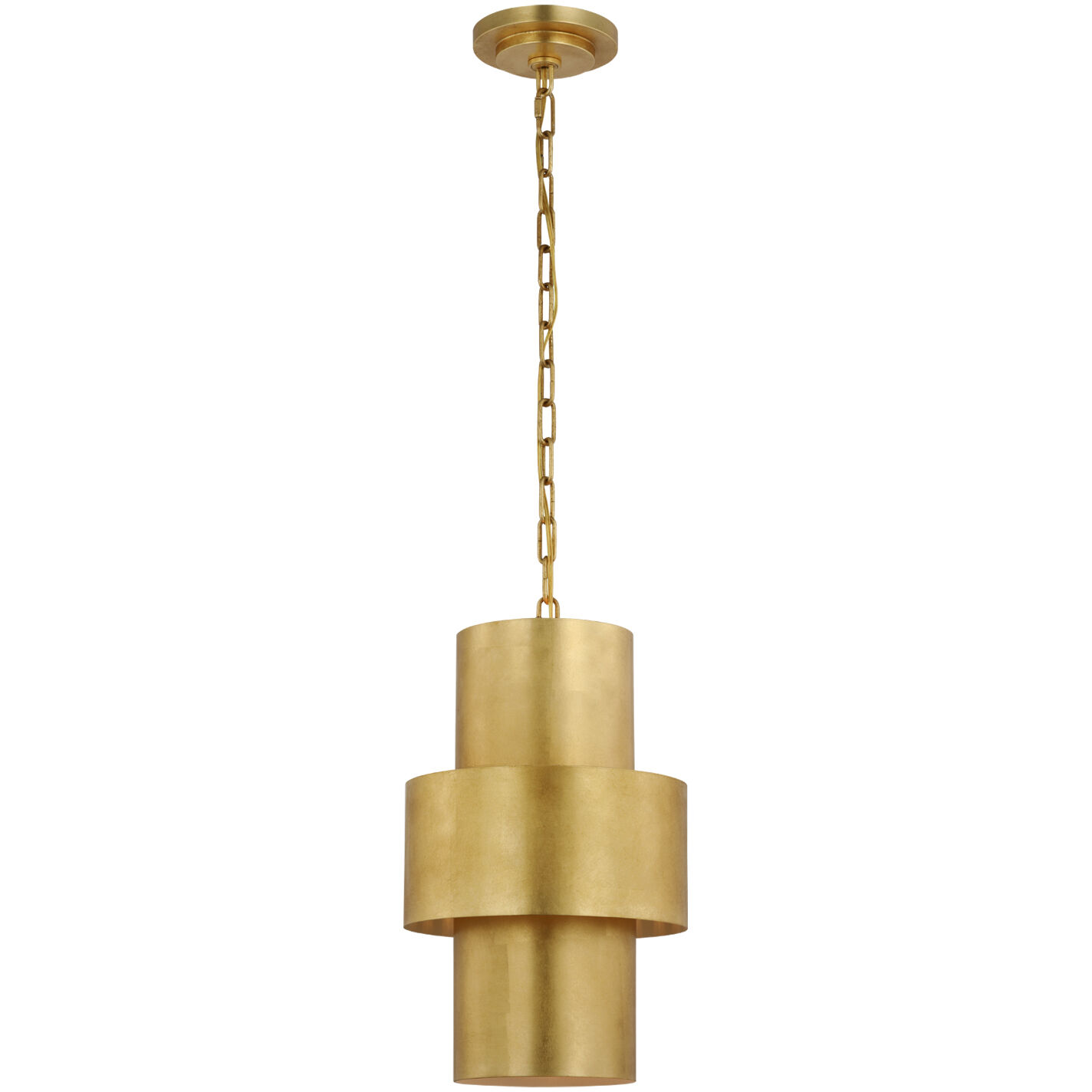 Visual Comfort Signature Collection Julie Neill Chalmette LED 11 inch Gild Layered Pendant Ceiling Light JN5330G - Open Box