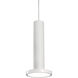 Luna LED 5 inch White Pendant Ceiling Light