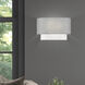 Brookmeade 2 Light 13 inch Brushed Nickel ADA Wall Sconce Wall Light