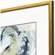 Abstract Blue and Gray and White Framed Art