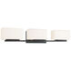 Chiclet Wall Sconce Wall Light in Matte Black