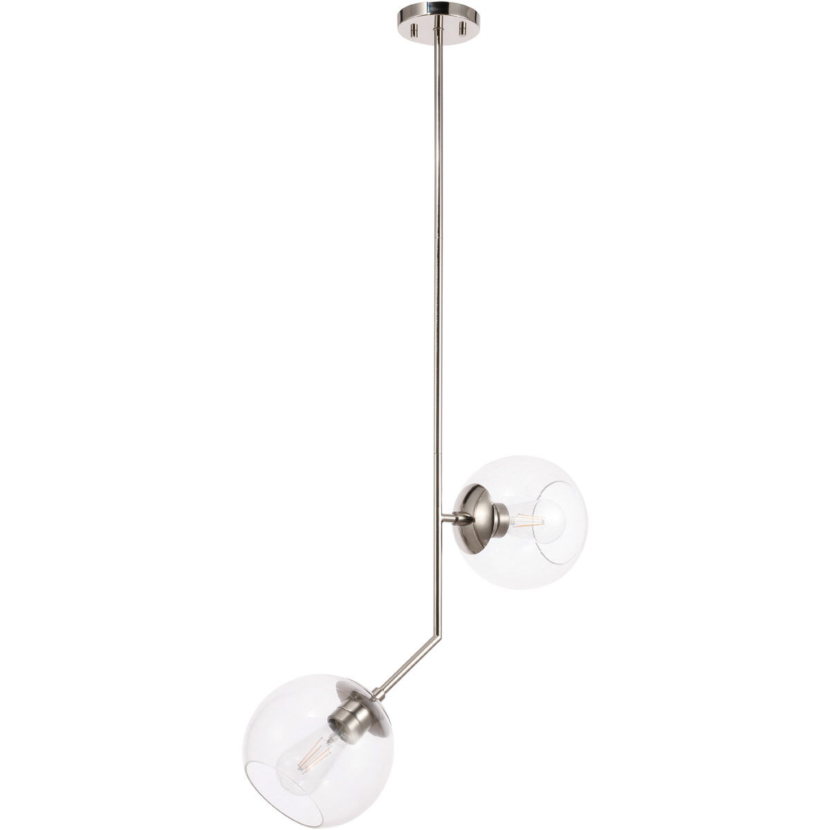 Ryland 2 Light 21 inch Chrome Pendant Ceiling Light