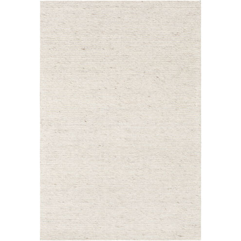 Marlowe 120 X 96 inch Ivory/White/Black Handmade Rug in 8 x 10, Rectangle