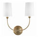 Sylvan Bath Wall Light in Vibrant Gold