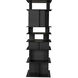 Pisa 77 X 25 X 25 inch Matte Black Shelf