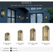 Marea 1 Light 13 inch Natural Brass Outdoor Wall Light