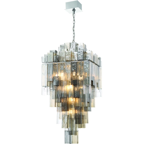 47912 Eurofase 47912-014 Altesa 20 Light 22 inch Chrome Chandelier Ceiling Light