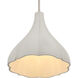 Sima 1 Light 12.25 inch Burnished Nickel Pendant Ceiling Light