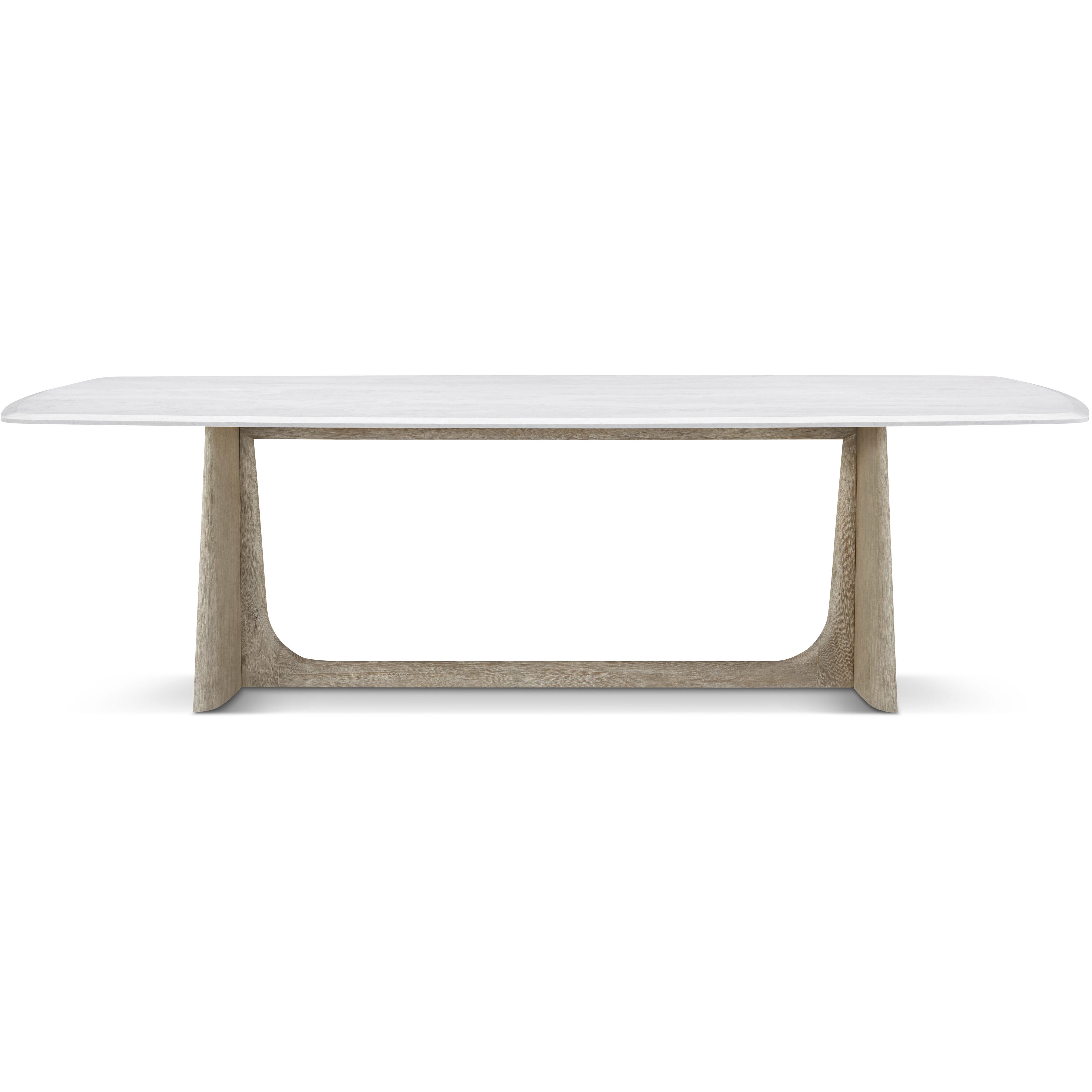 Repose 102.25 X 51.25 inch Grey Oak Dining Table, Wooden