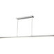 Vega LED 56 inch Brushed Nickel Linear Pendant Ceiling Light