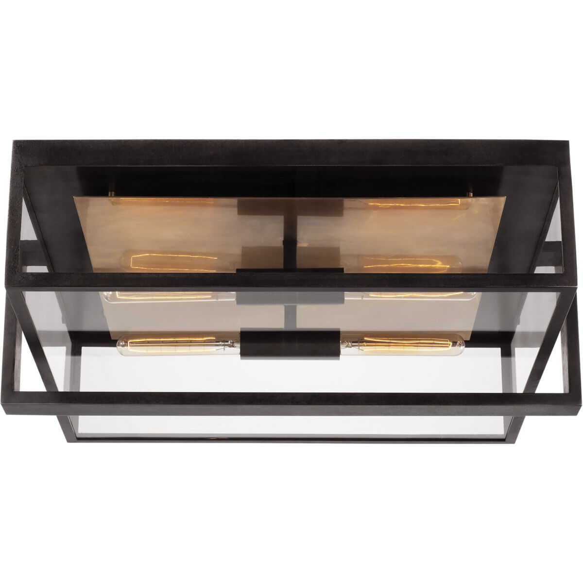 Ian K. Fowler Halle LED 27.5 inch Aged Iron Flush Mount Ceiling Light