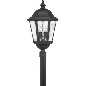 Estate Series Edgewater LED 28 inch Black Outdoor Post Mount Lantern, Low Voltage