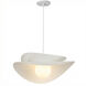 Paven LED 20 inch Matte White Pendant Ceiling Light