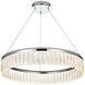Rune 1 Light 24 inch Chrome Chandelier Ceiling Light