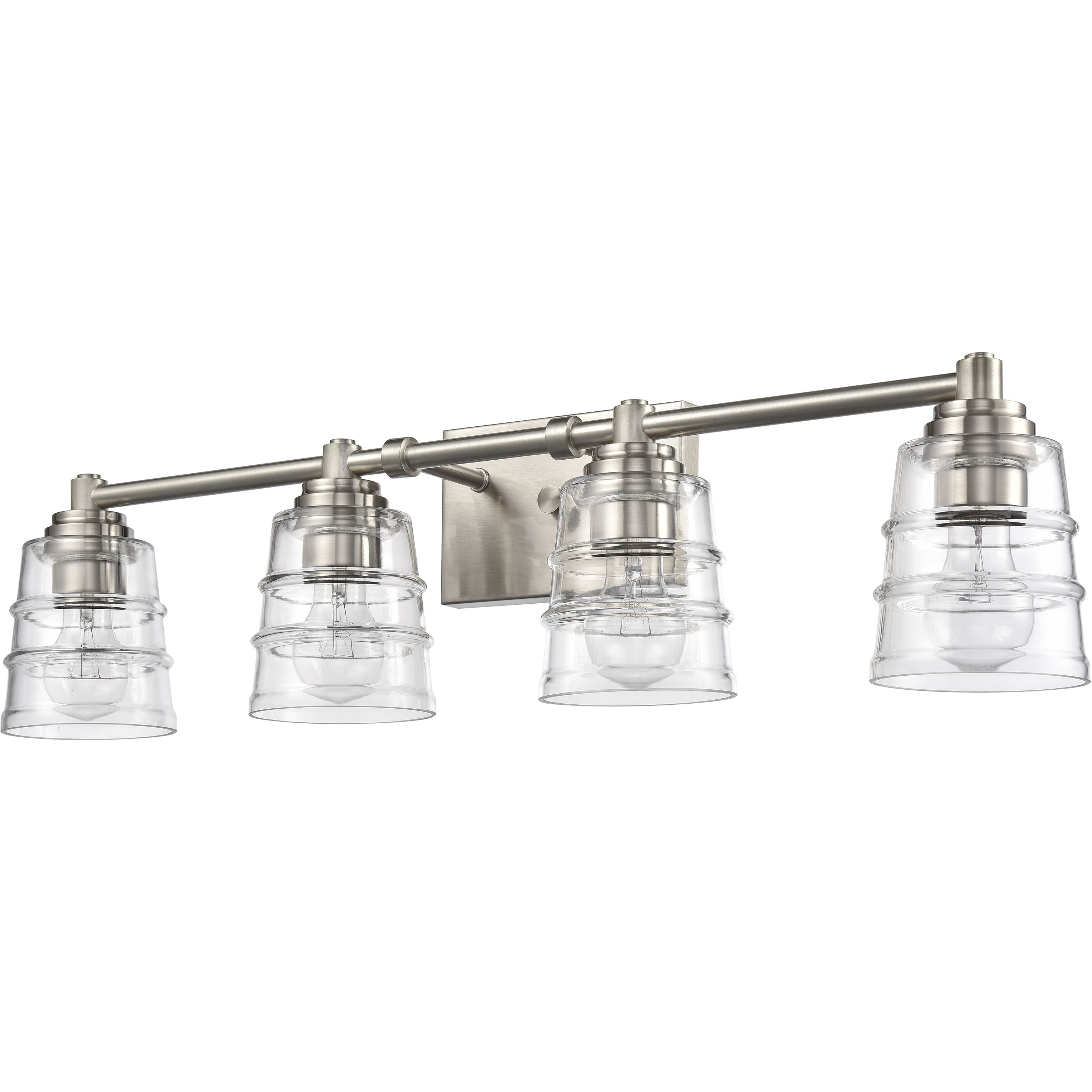 Pulsate Vanity Light Wall Light in Satin Nickel