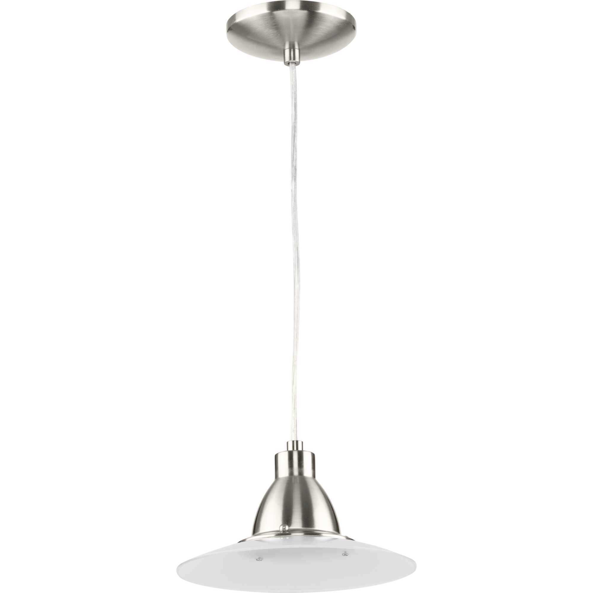 Avant LED LED 9 inch Brushed Nickel Mini-Pendant Ceiling Light, Progress LED